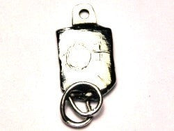 My Blood Type O+ Genuine American Pewter Charm