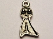 Ghost With Popped Out Eyes Genuine American Pewter Charm