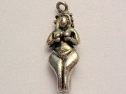 Goddess Of Fertility Genuine American Pewter Charm