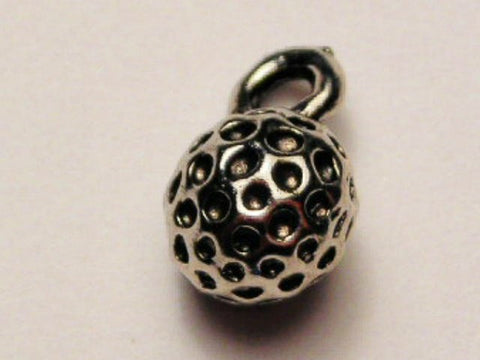 Golf Ball Genuine American Pewter Charm