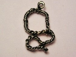 Lasso Genuine American Pewter Charm