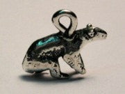 Polar Bear Genuine American Pewter Charm