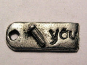 Screw You Genuine American Pewter Charm