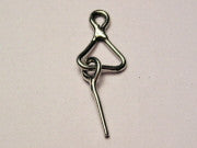 Triangle Dinner Bell Genuine American Pewter Charm