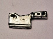 Cleaver Genuine American Pewter Charm