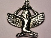 Isis Genuine American Pewter Charm