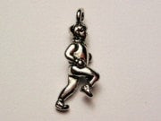 Jogging Guy Genuine American Pewter Charm