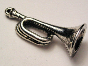 Trumpet Genuine American Pewter Charm