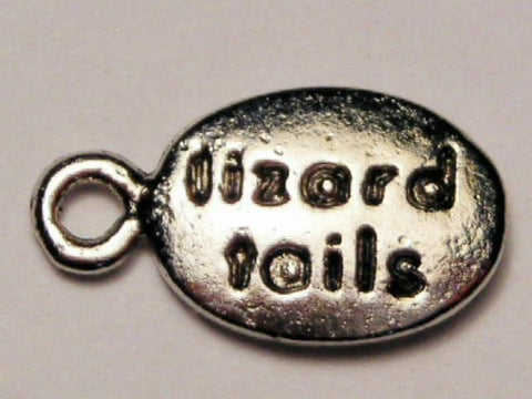 Lizard Tails Genuine American Pewter Charm