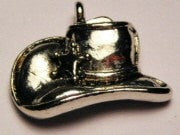 Lone Star Cowboy Hat Genuine American Pewter Charm