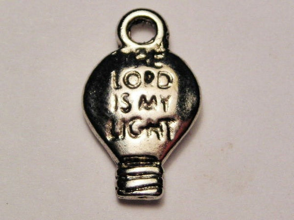 Lord Is My Light Genuine American Pewter Charm