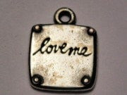 Love Me Genuine American Pewter Charm