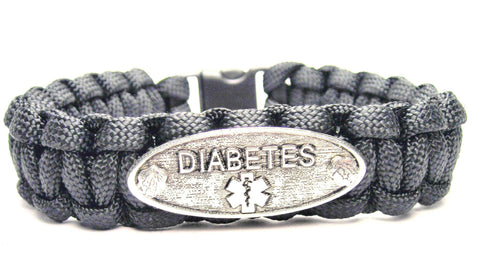 Diabetes 550 Military Spec Paracord Bracelet
