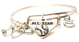 baseball bracelet, softball bracelet, sports bracelet, sports jewelry, baseball jewelry, softball jewelry