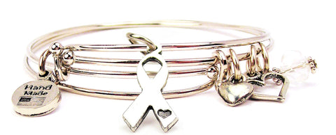 awareness ribbon bracelet, awareness ribbon bracelet, awareness ribbon jewelry, medical disorder bracelet