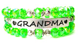 grandmother bracelet, grandmother jewelry, family jewelry, grandma bracelet, grandma bangles