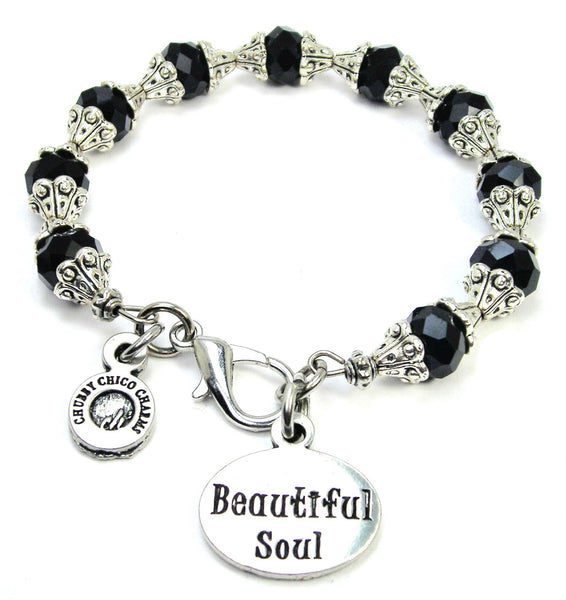 Beautiful Soul Capped Crystal Bracelet