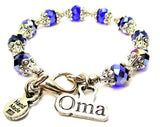 Oma Capped Crystal Bracelet