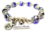 Dance Mom Capped Crystal Bracelet