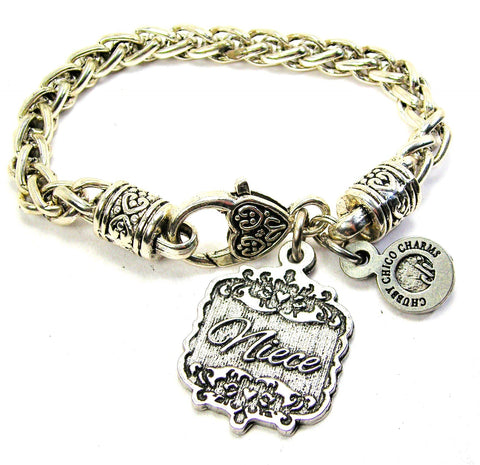 Niece Victorian Scroll Cable Link Chain Bracelet
