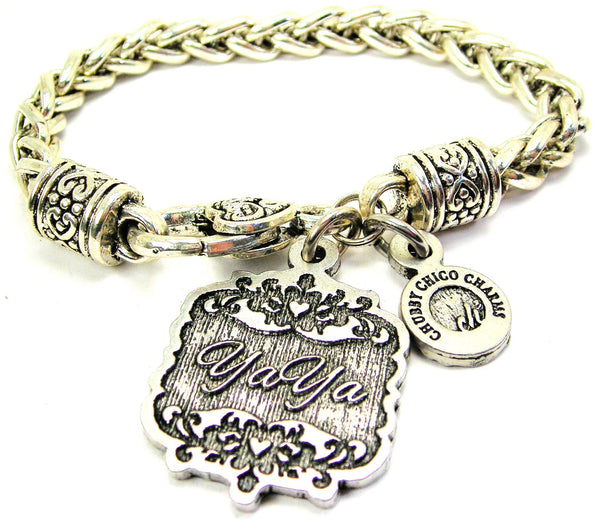 YaYa Victorian Scroll Cable Link Chain Bracelet