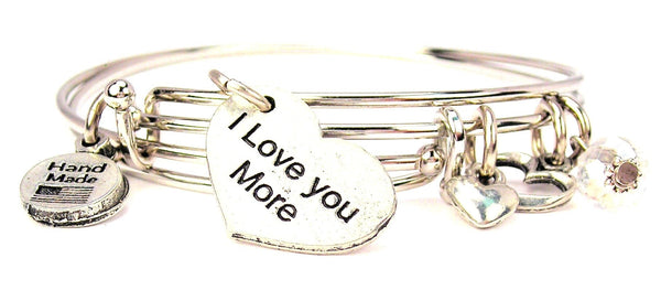 I love you more bracelet, I love you bracelet, love bracelet, love expression bracelet