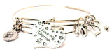 I love my Siberian bracelet, I love my Siberian bangles, I love my Siberian jewelry, dog lover bracelet