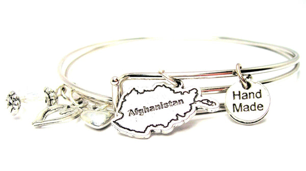 Afghanistan Expandable Bangle Bracelet Set