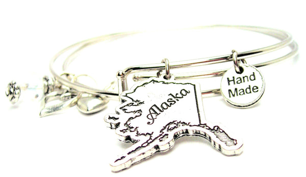 Alaska Expandable Bangle Bracelet Set