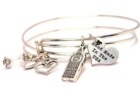 Big Ben Expandable Bangle Bracelet Set