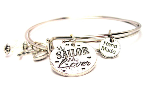 My Sailor My Lover Expandable Bangle Bracelet Set