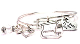 Petition Expandable Bangle Bracelet Set