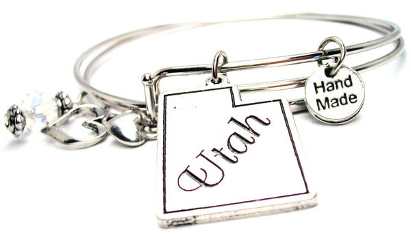 Utah Expandable Bangle Bracelet Set