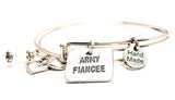 Army Fiancée Expandable Bangle Bracelet Set