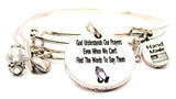 God Understands Our Prayers Even When We Cant Find The Words To Say Them Expandable Bangle Bracelet Set