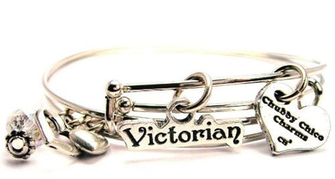 Victorian Expandable Bangle Bracelet Set