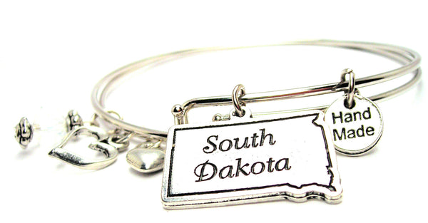 South Dakota Expandable Bangle Bracelet Set