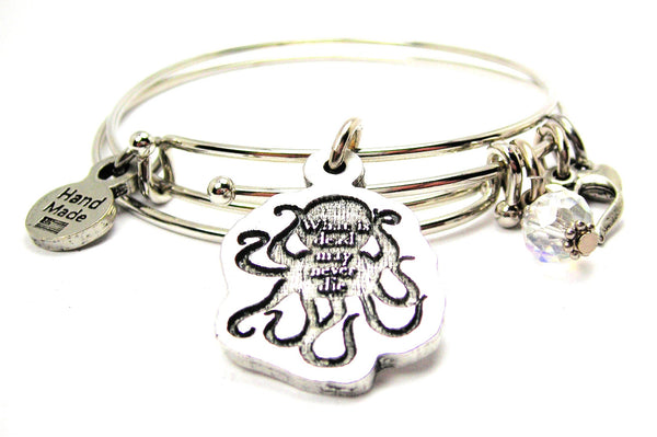 What Is Dead May Never Die Expandable Bangle Bracelet Set