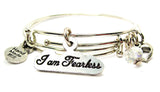 I Am Fearless Expandable Bangle Bracelet Set