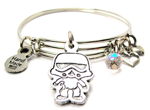 Stormtrooper Expandable Bangle Bracelet Set