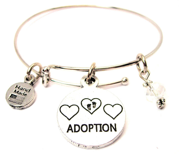 Adoption Expandable Bangle Bracelet