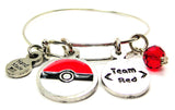 Pokeball Pokémon Team Red - Show Your Valor Bangle Bracelet