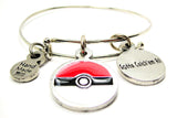 Pokeball Pokémon Gotta Catch Em All Bangle Bracelet