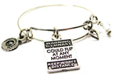 Warning: Gymnast Could Flip At  Any Moment Bangle Bracelet