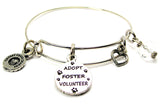 Adopt Foster Volunteer Bangle Bracelet