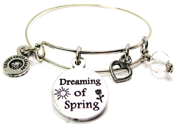 Dreaming Of Spring Bangle Bracelet