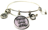 Proud Band Geek Bangle Bracelet