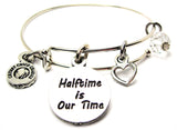 Halftime Is Our Time Bangle Bracelet