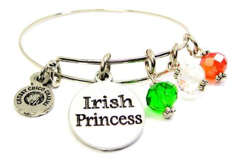 Irish Princess Expandable Bangle Bracelet