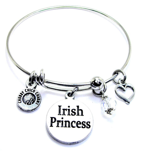Irish Princess 2 Expandable Bangle Bracelet